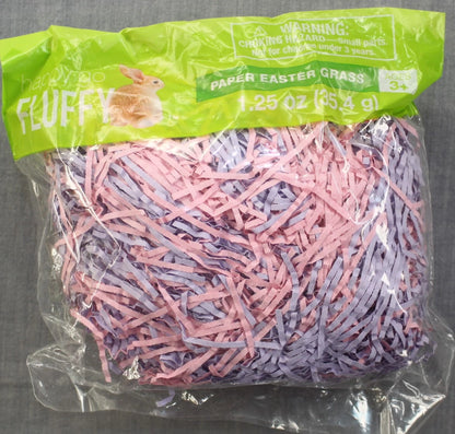 PAPER EASTER GRASS PNK/PRL YLW/BLU