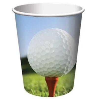 SPORTS FANATIC GOLF 9OZ CUPS