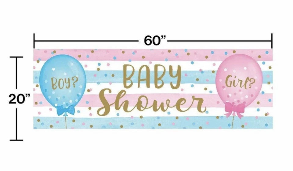 PARTY BANNER GENDER REVEAL