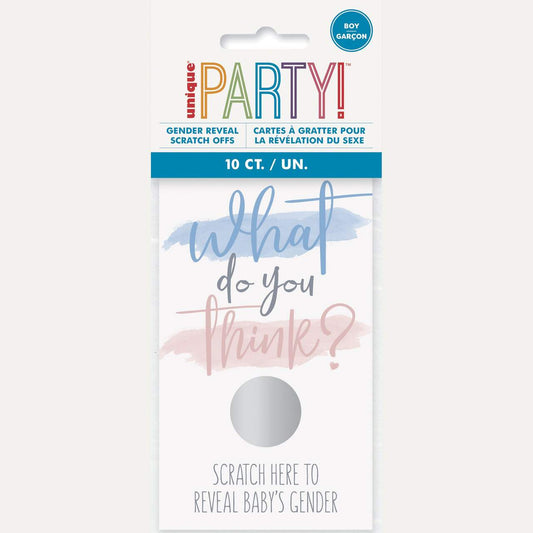 GENDER REVEAL SCRATCH OFF-BOY