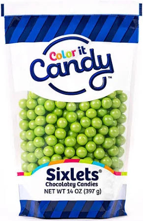 LIME GREEN SIXLETS 14OZ