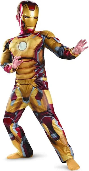 IRON MAN 3 MUSCLE COSTUME CHILD LARGE