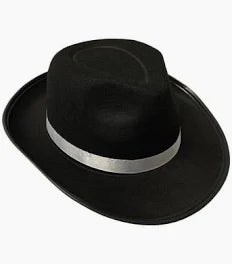 DELUXE 20'S GANGSTER FEDORA HAT
