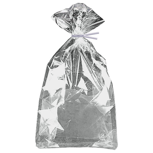SILVER FOIL CELLO BAGS - 10 CT