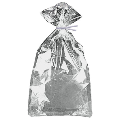 SILVER FOIL CELLO BAGS - 10 CT