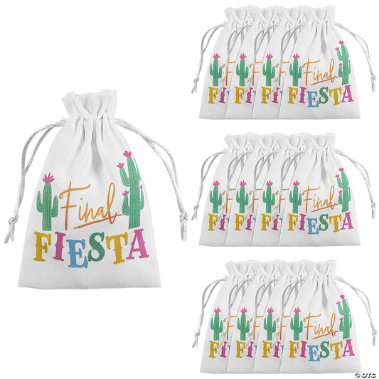 FINAL FIESTA BACH DRAWSTRING FAVOR BAG 12CT
