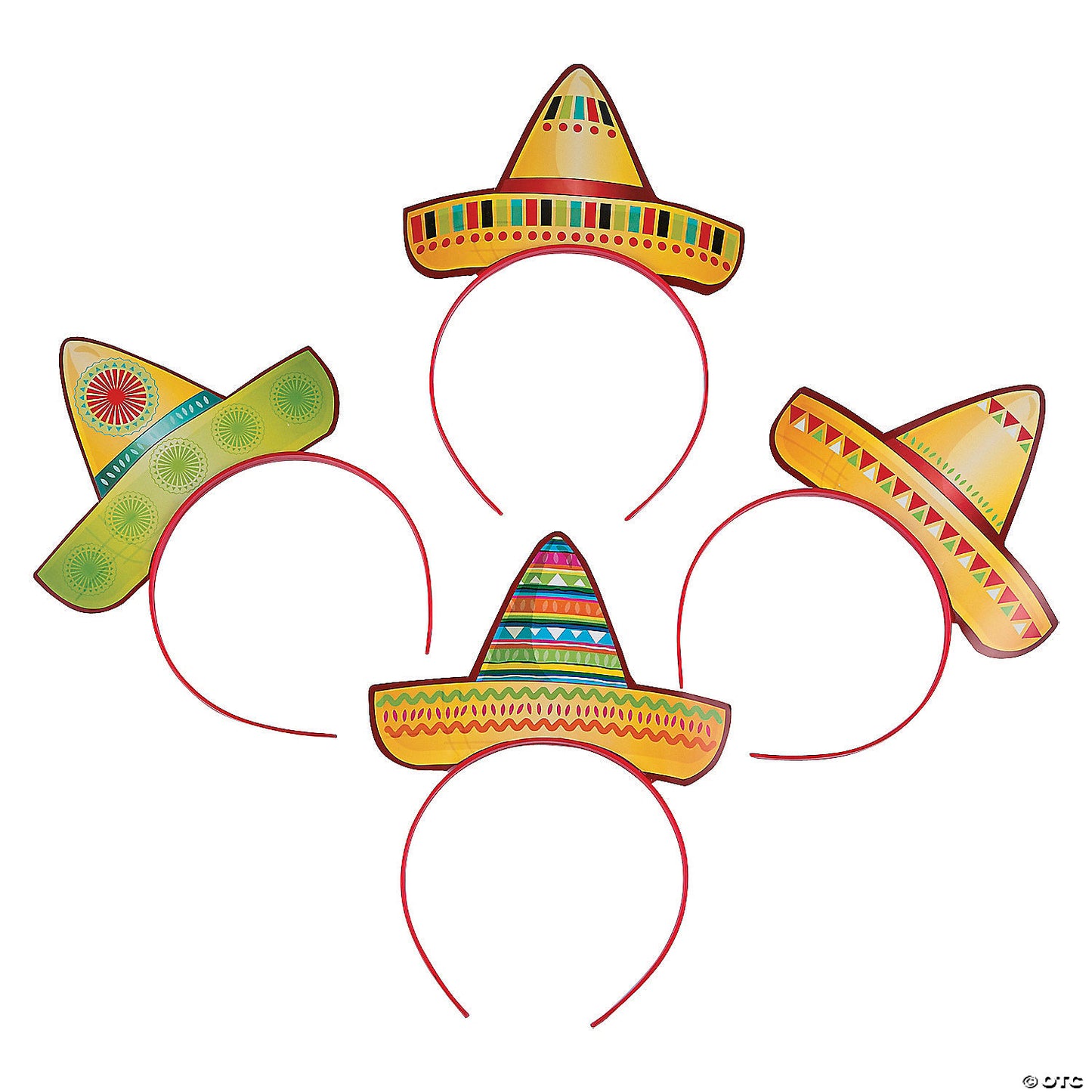 SOMBRERO HEADBANDS 12CT