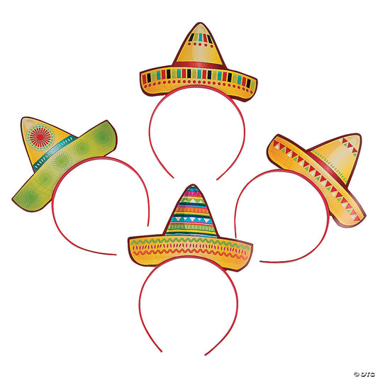 SOMBRERO HEADBANDS 12CT
