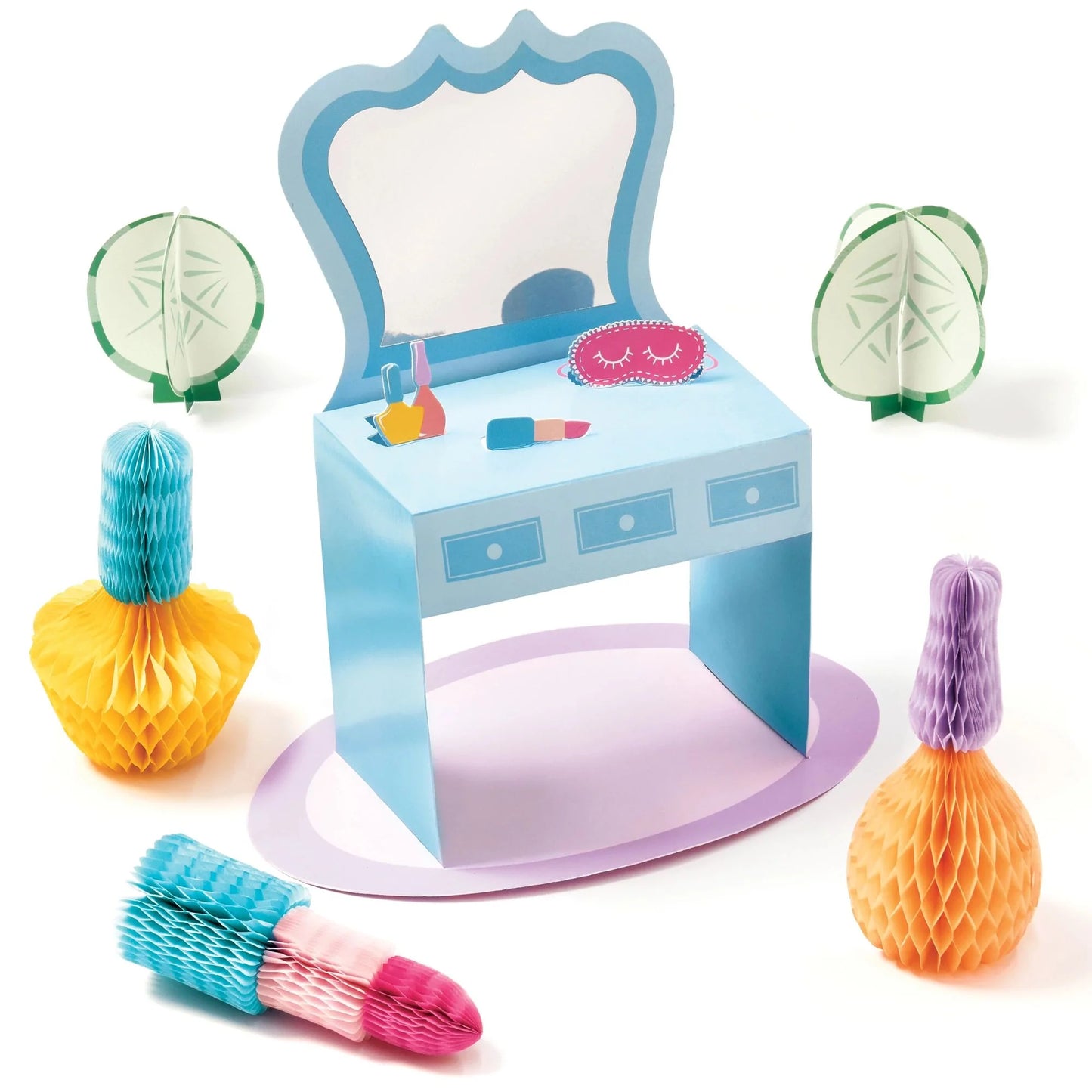 SPA PARTY TABLE CENTERPIECE