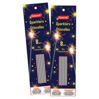 8" SPARKLERS 8CT