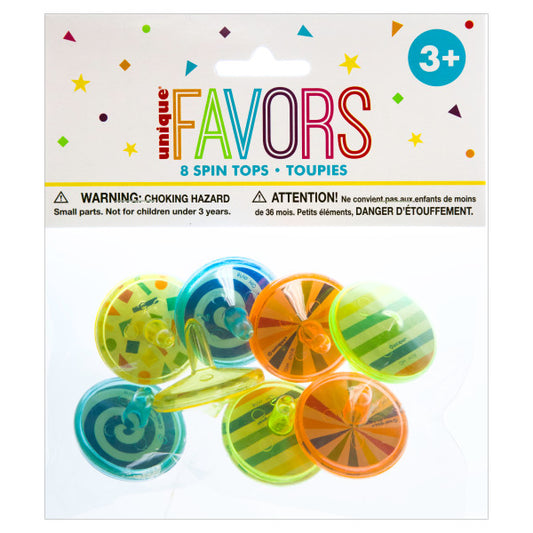 PLASTIC SPIN TOPS