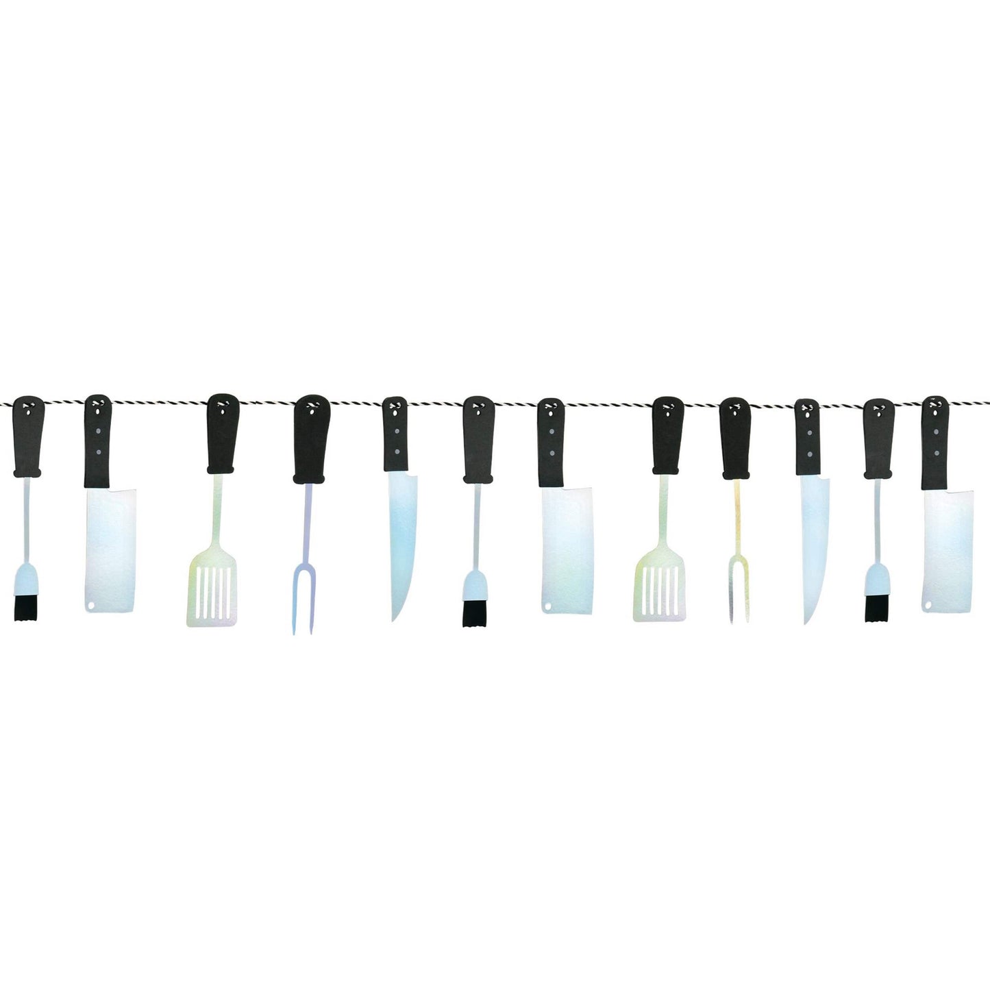 BBQ UTENSIL STRING BANNER