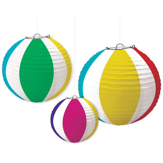 COOL POOL PAPER LANTERNS