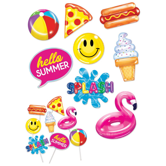 COOL POOL PHOTO PROP CUTOUTS