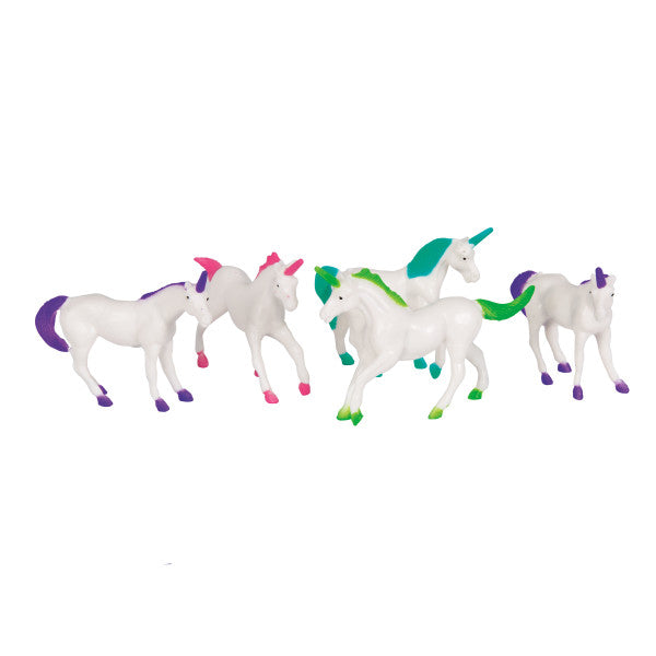 PLASTIC UNICORN FIGURINES