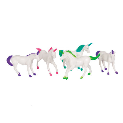 PLASTIC UNICORN FIGURINES