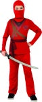 H/C RED NINJA CHILD MEDIUM