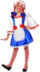 RAG DOLLIE GIRLS SMALL COSTUME