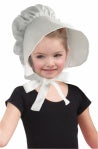 CHILD WHITE BONNET