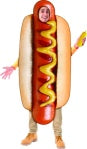HOT DOG ADULT STD COSTUME