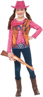 COWGIRL SUBLIM SHIRT CHILD LARGE