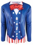 PATRIOTIC LONG SLEEVE SHIRT ADULT XL