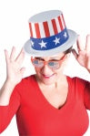 PATRIOTIC PLASTIC TOP HAT