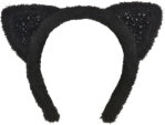 CAT EARS HEADBAND BLACK