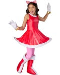 AMY (SONIC) DLX COSTUME GIRLS LARGE