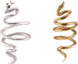 SNAKE ARMBAND SILVER