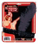 FLAPPER HEADBAND-BLACK