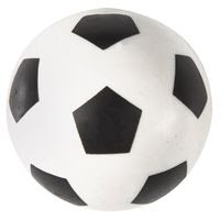 3D SOCCER BOUNCY BALL 8CT