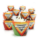 MONSTER JAM CUPCAKE WRAPPERS 12CT