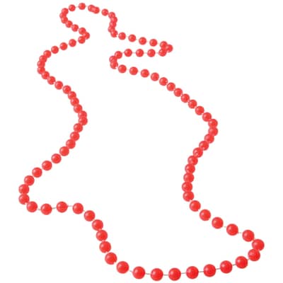 ORANGE METALLIC BEADS 4PK