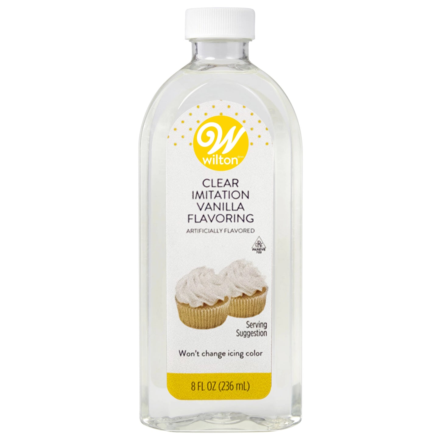 CLEAR IMITATION VANILLA FLAVORING 8OZ