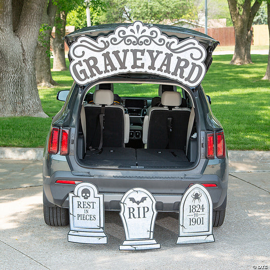 GRAVEYARD TRUNK OR TREAT DECOR KIT
