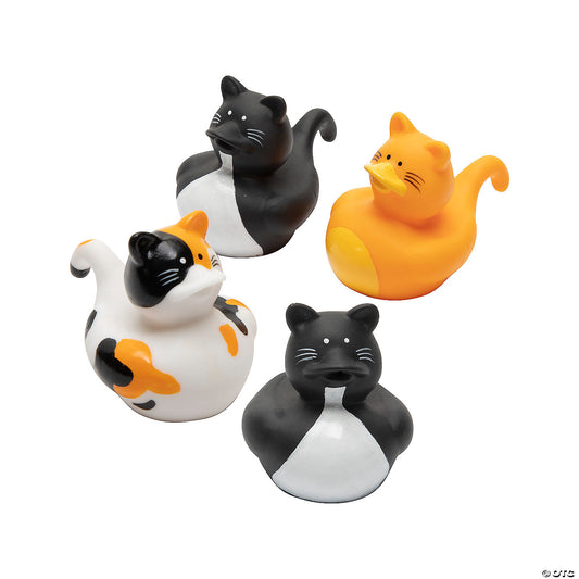 CAT RUBBER  DUCKS