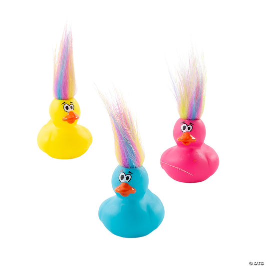 CRAZY HAIR RUBBER DUCKS