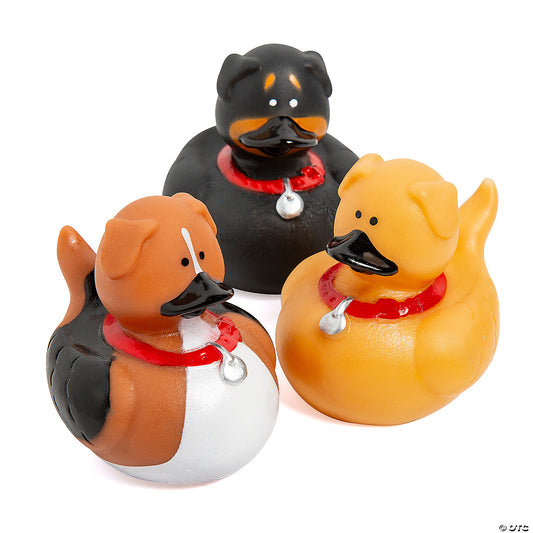 DOG RUBBER  DUCKS