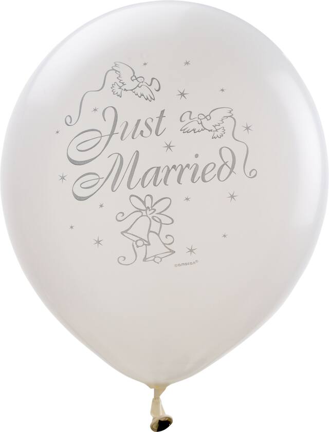 JUST MARRIED 12" LTX BLNS 15 CT