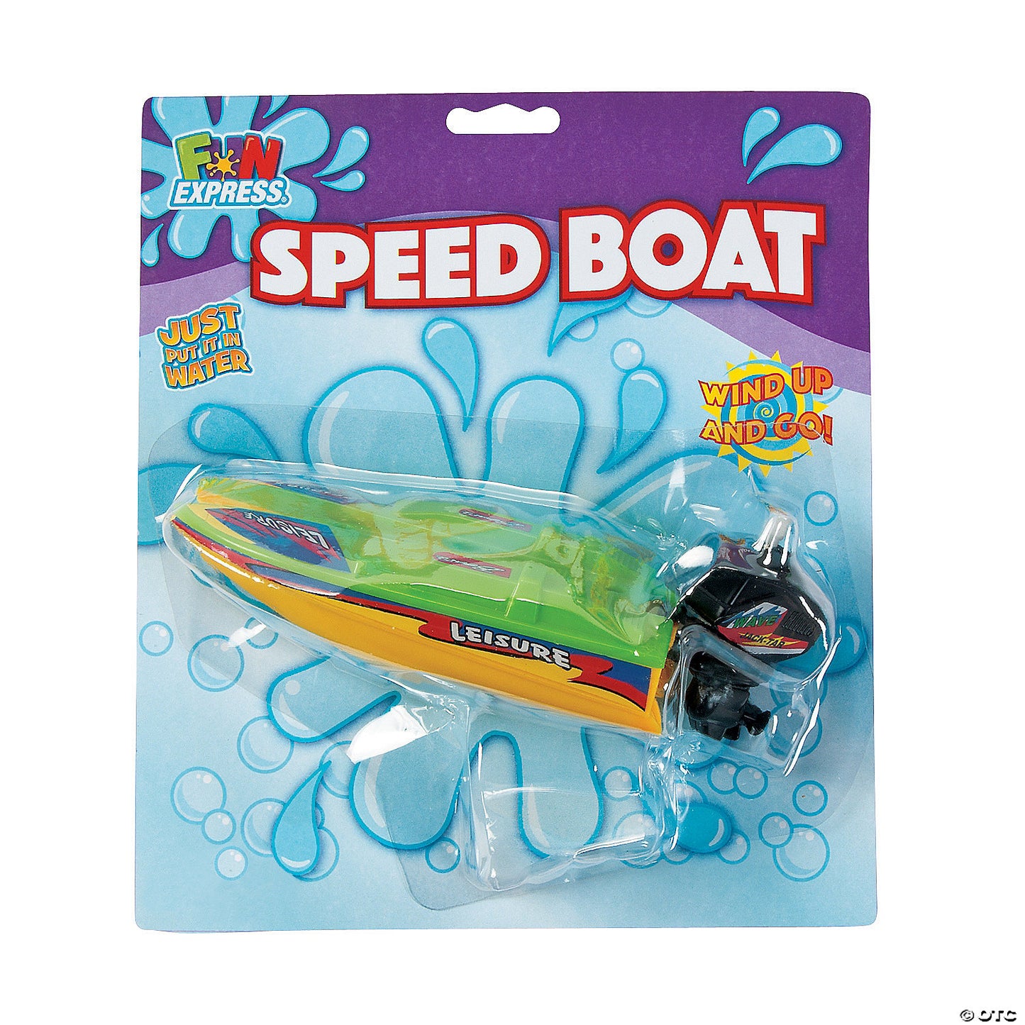 WIND-UP SPEED BOAT