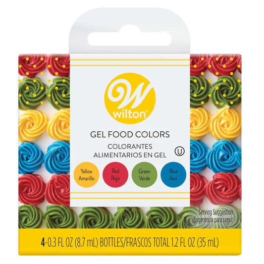 RYGB GEL FOOD COLOR SET 4CT