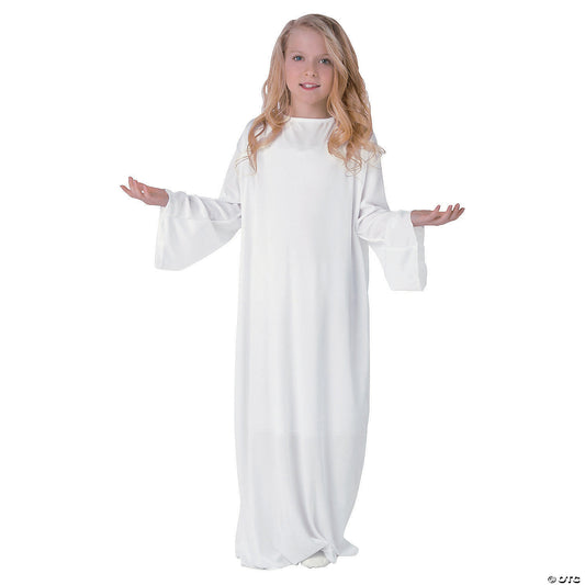 CHILD WHITE ANGEL GOWN L/XL