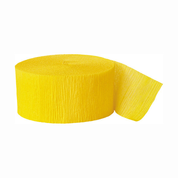 HOT YELLOW CREPE PAPER 81'