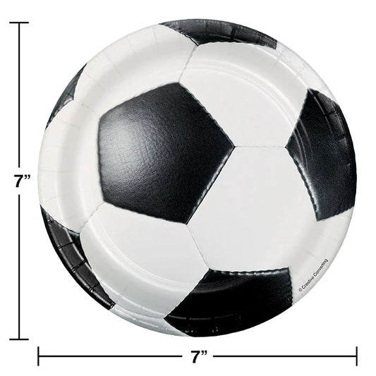 SPORTS FANATIC SOCCER 7" PPR PLATES