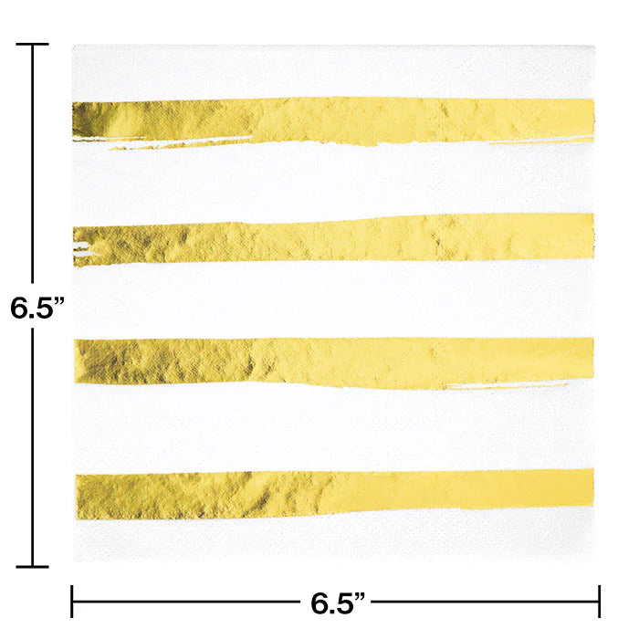 LN WHITE WITH GOLD DOTS