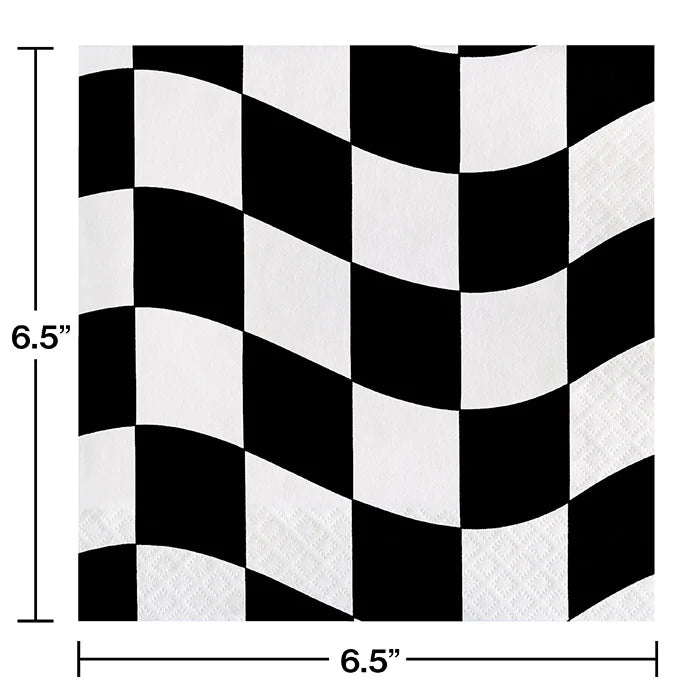 BLACK/WHITE CHECK LN