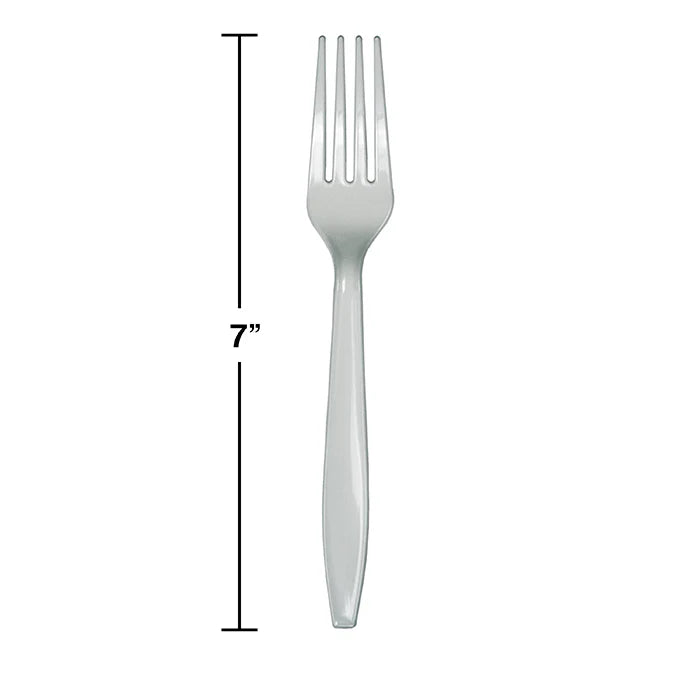 SHIMMERING SILVER PL FORK 24CT