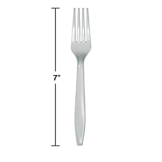SHIMMERING SILVER PL FORK 24CT