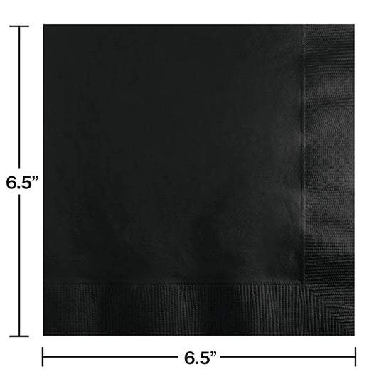 BLACK VELVET LUNCH NAPKIN 50CT